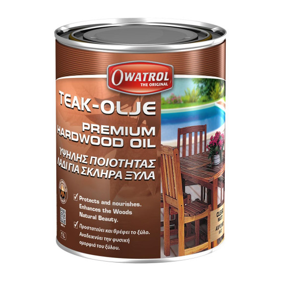 TEAK-OLJE OWATROL Άχρωμο Γυαλιστερο 1lt